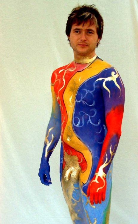 Male body painting